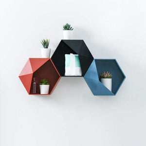 Geometric Floating Shelf