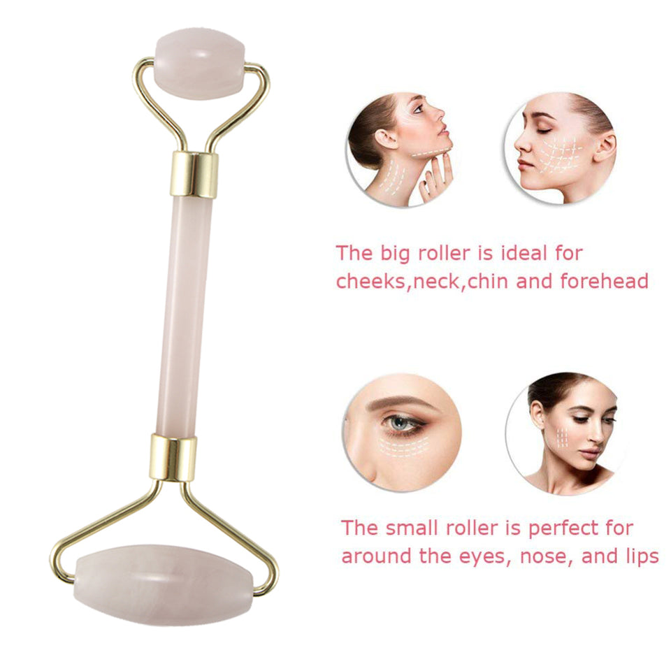 Portable Crystal Double Head Roller Massager